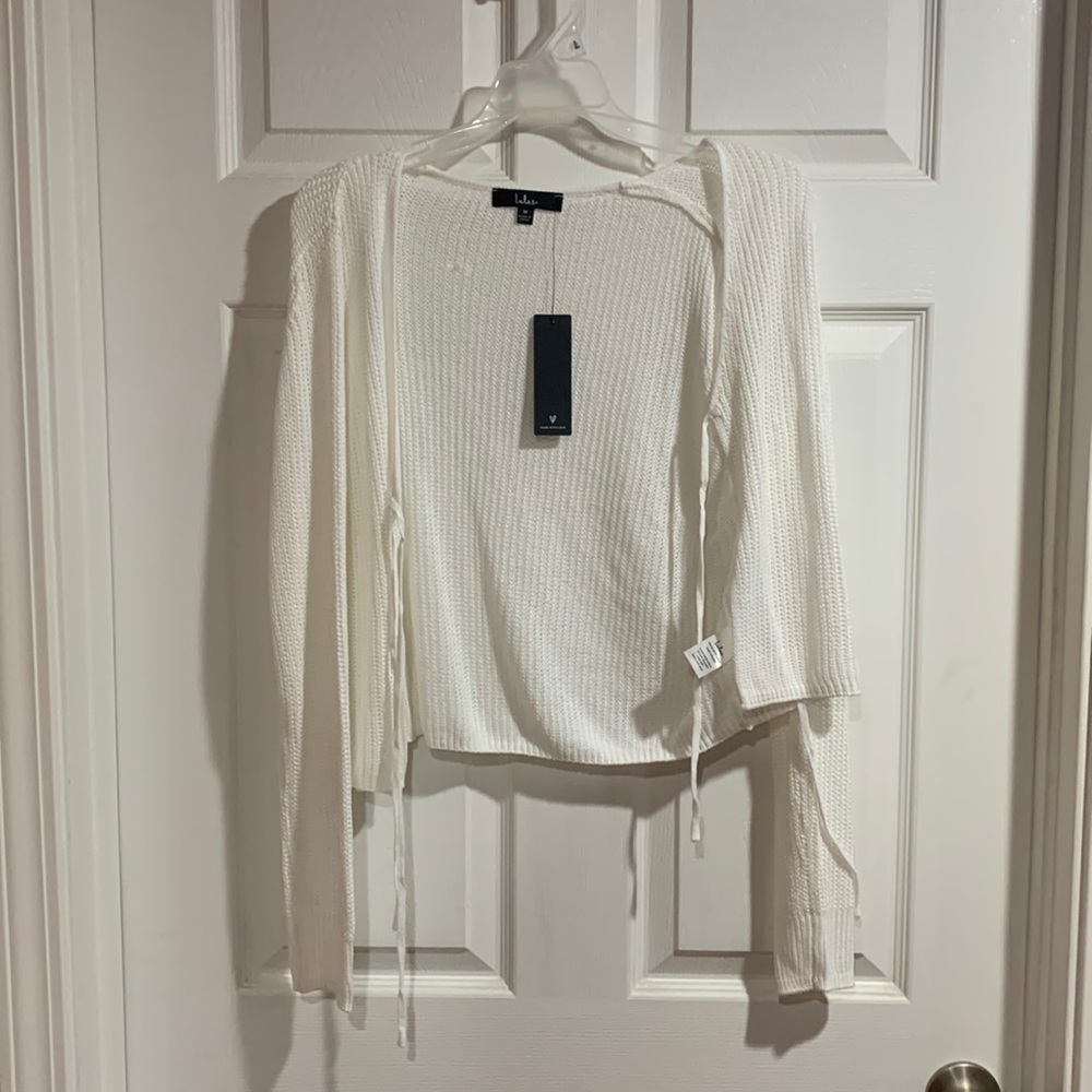 White knit Cardigan